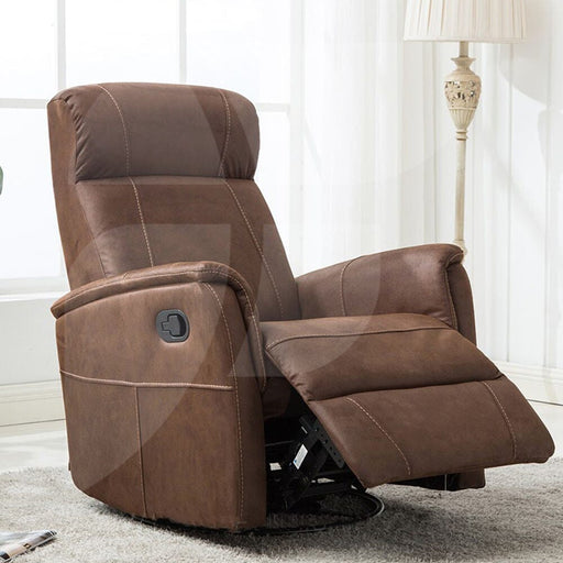 Marley Mocha Faux Leather Armchair Arm Chairs, Recliners & Sleeper Chairs supplier 175 