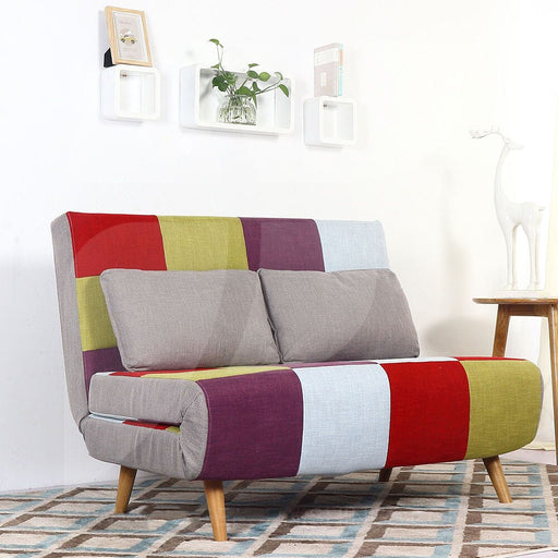 Kendal Multi Colour Stripe Linen Sofa Bed Chairs supplier 175 