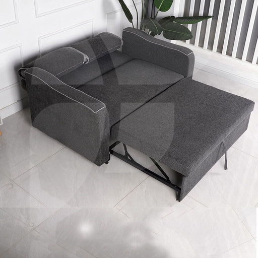 Aspen Dark Grey Linen Sofa Bed Sofabed supplier 175 