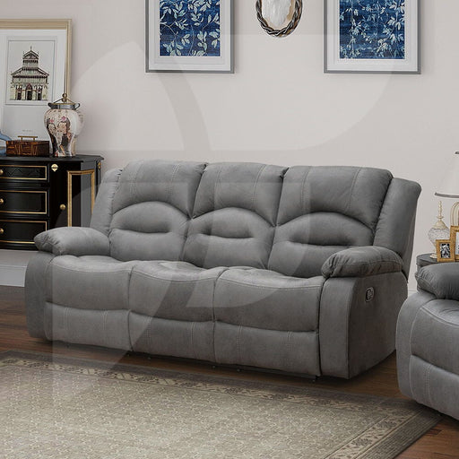 Novella Grey Faux Leather Fabric 3 Seater Sofa Sofas supplier 175 