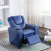 Kid's Recliner Blue Faux Leather Kids Comfort Arm Chairs, Recliners & Sleeper Chairs supplier 175 