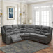 Novella Grey Faux Leather Fabric Corner Sofa Sofas supplier 175 