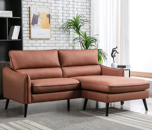 Tyrrel Brown Linen Corner Sofa Sofas supplier 175 