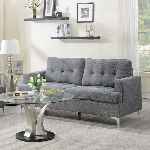 Halo Dark Grey Linen 3 Seater Sofa Sofas supplier 175 