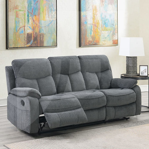 Farah Dark Grey Chenille 3 Seater Reclining Sofa Sofas supplier 175 
