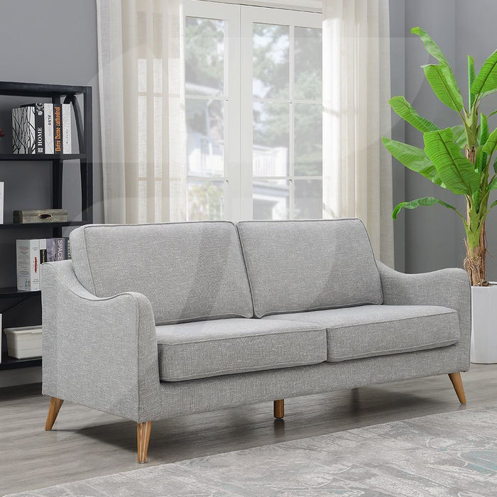 Robyn Grey Linen Linen 3 Seater Sofa Sofas supplier 175 