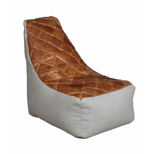 Bean Bag Pod Chair in Brown Cerato Leather Chair Supplier 172 