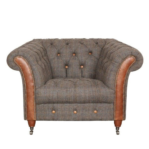 Chester Club Chair - Moreland Harris Tweed Armchair Supplier 172 