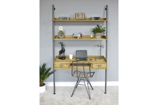 Desk With Shelves Wall Rack Sup170 