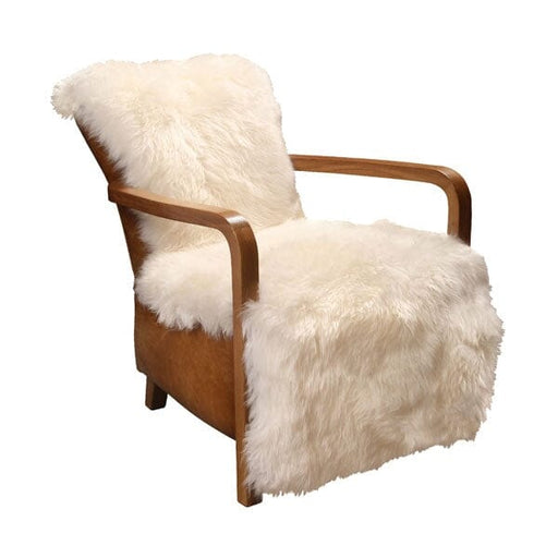 Shaun Baa Baa Chair - Lambs Wool + leather Cream Armchair Supplier 172 