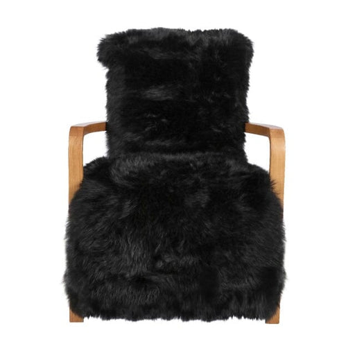Shaun Baa Baa Chair - Lambs Wool + leather Black Armchair Supplier 172 