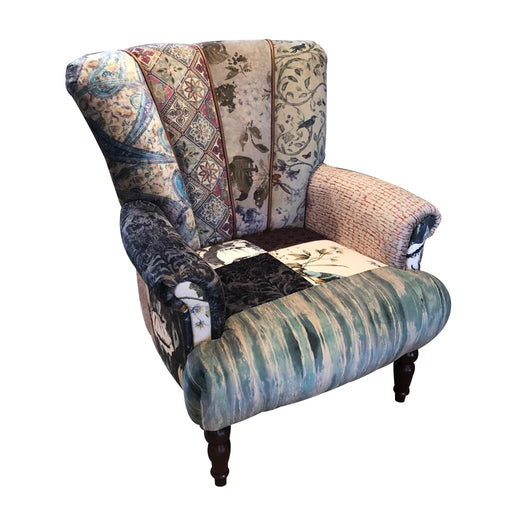 Lily Petite Size Chair in Patchwork Armchair Supplier 172 