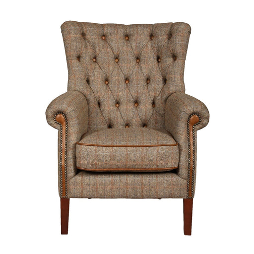 Hexham Chair - Hunting Lodge Harris Tweed Arm Chairs Supplier 172 