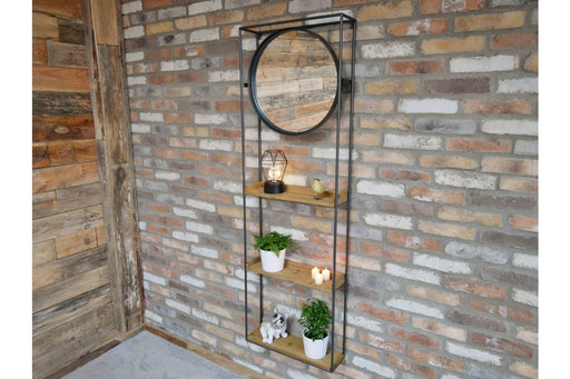 Industrial Wall Unit with mirror Wall Rack Sup170 