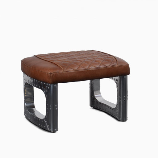 Hurricane Stool in Jet Silver Foot Stool Supplier 172 