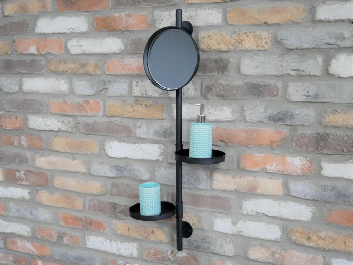 Utility Mirror And Shelves Wall Rack Sup170 