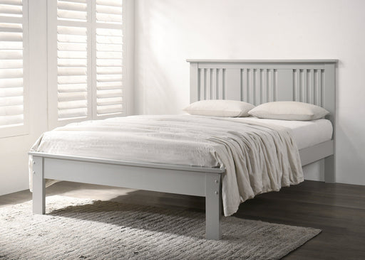 Alana Slatted Bed - White Bed Frame Gannon 