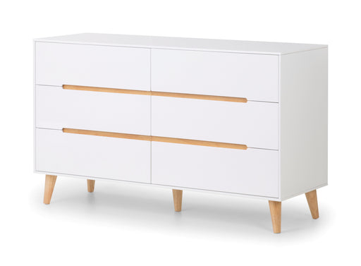 Alicia 6 Drawer Wide Chest Chest of Drawers Julian Bowen V2 