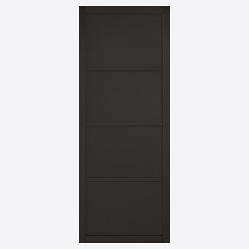 Black Soho 4 Panel Door Internal Doors Home Centre Direct 