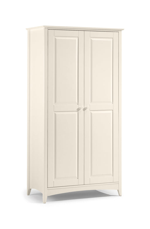Cameo 2 Door Wardrobe - Stone White Wardrobe Julian Bowen V2 