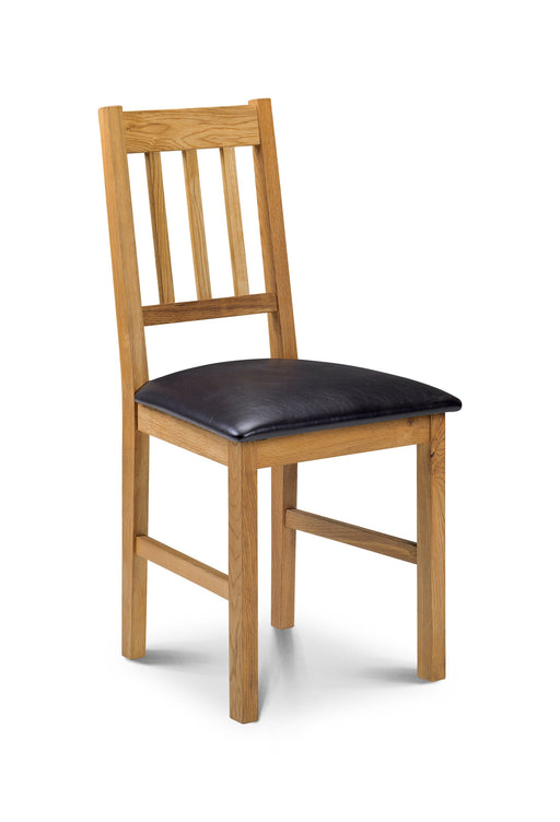 Coxmoor Dining Chair - White & Oak Dining Chairs Julian Bowen V2 