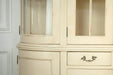Large Vintage Cream Dresser Display Cabinet Maison Repro 