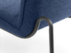Dali Chair - Blue Fabric Chairs Julian Bowen V2 