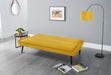 Gaudi Curled Base Sofabed - Mustard Sofa beds Julian Bowen V2 