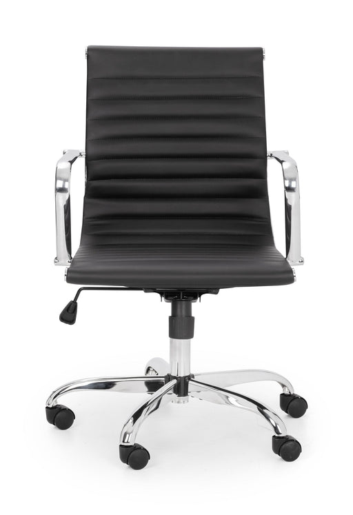 Gio Office Chair - Black & Chrome Office Chair Julian Bowen V2 