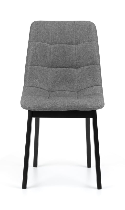 HAYDEN PANELLED DINING CHAIR - GREY LINEN Dining Chairs Home Centre Direct 