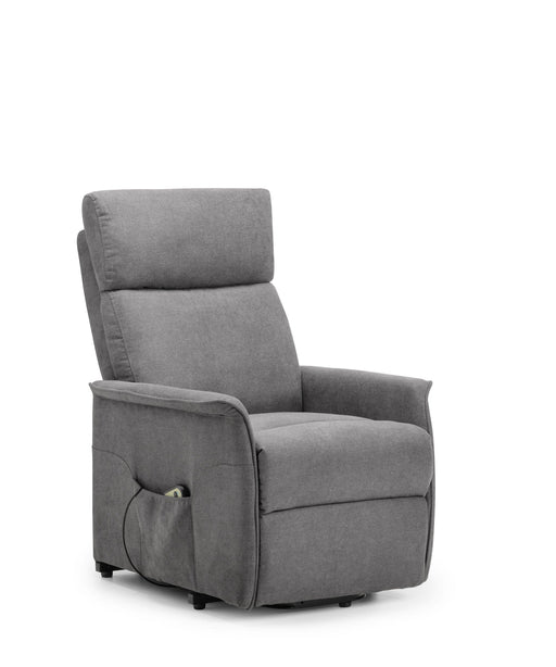 Helena Rise & Recliner - Charcoal Fabric Fabric Chairs Julian Bowen V2 