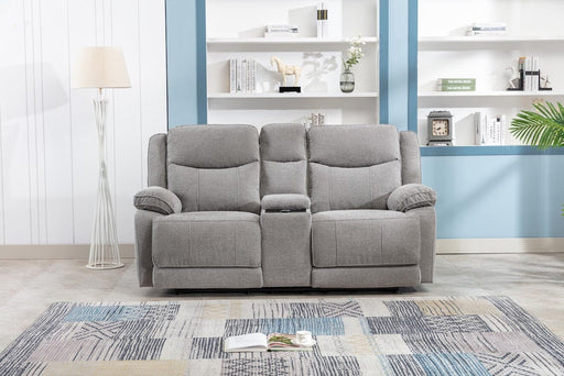 Herbert Light Grey Chenille 2 Seater Console Electric Reclining Sofa Sofas supplier 175 