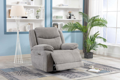 Herbert Light Grey Chenille Electric Recliner Arm Chairs, Recliners & Sleeper Chairs supplier 175 