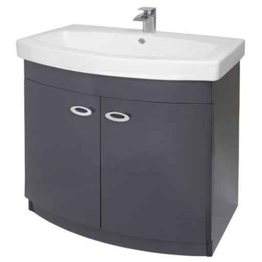 Lucca 720mm Basin & Unit - Anthracite Home Centre Direct 