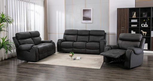 Kester Slate Faux Suede 3 Seater Sofa Sofas supplier 175 