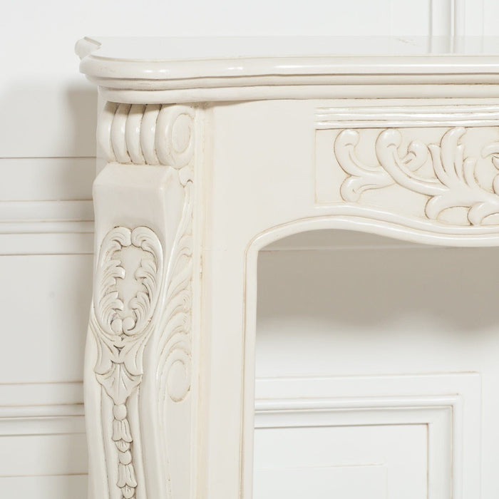 Aged Ivory Carved Fire Surround Fireplaces Maison Repro 