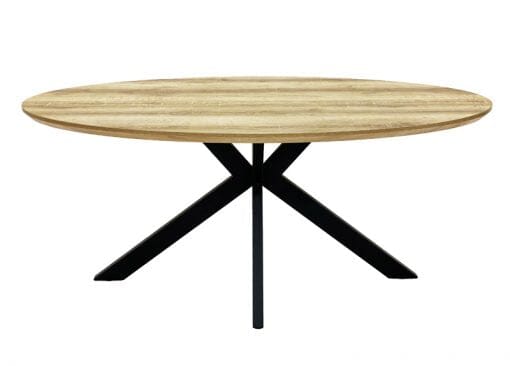 Manhattan Oval Table 1800mm - Oak Dining Table FP 