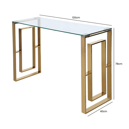 Value Apex Gold Metal Console Table Console Table CIMC 