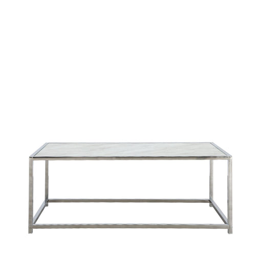 Carra White Marble Effect Coffee Table Coffee Table CIMC 