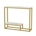 Suhani Cream and Gold Console Table Console Table CIMC 