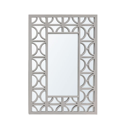 Torino Grey Wood Rectangular Wall Mirror Mirrors CIMC 