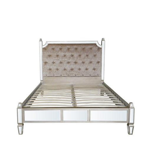 Apollo Champagne Mirror King Size Bed Frame Bed Frames CIMC 