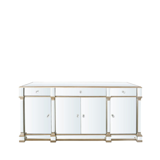 Apollo Champagne Mirrored 4 Door 3 Drawer Sideboard Sideboard CIMC 