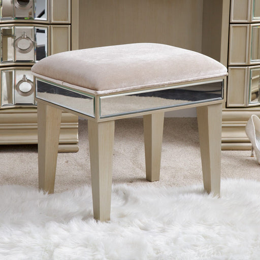 Lucca Mirror Champagne Stool Dressing Stool CIMC 