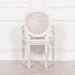 Off White Chateau Rattan Dining / Bedroom Arm Chair Armchair Maison Repro 