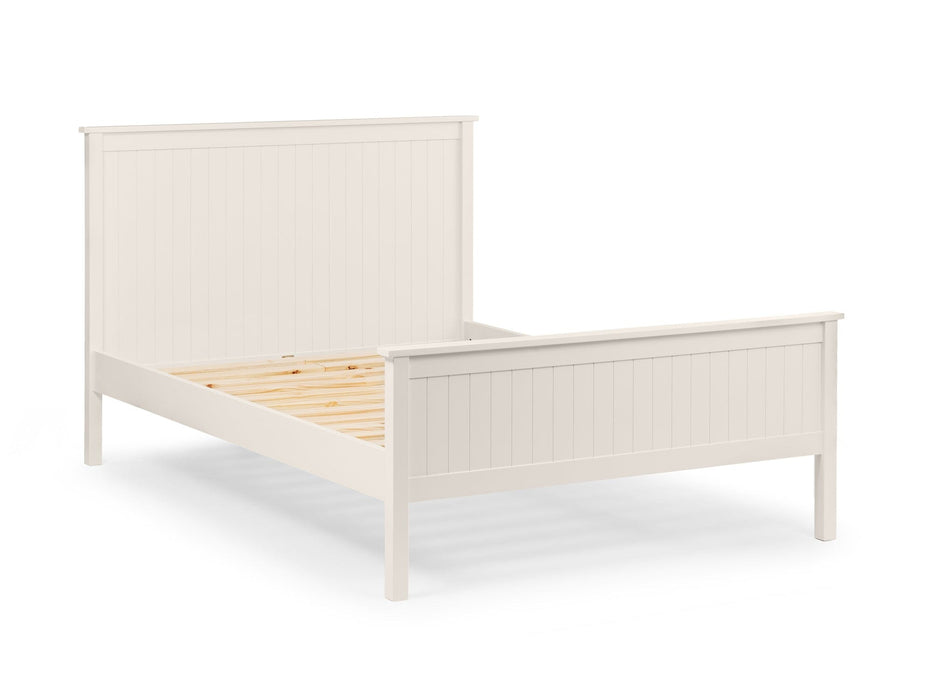 Maine 150Cm Bed Frame - Surf White Bed Frames Julian Bowen V2 