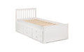 Maisie Captains Bed Frame With Underbed Frame And Drawers Bed Frames Julian Bowen V2 