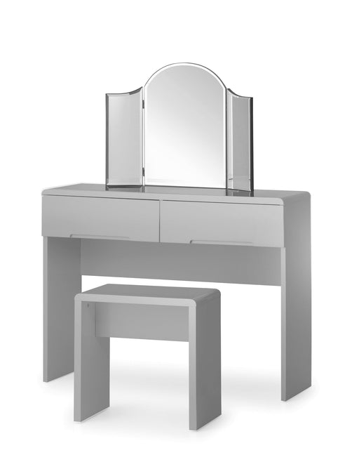 Manhattan Dressing Table With 2 Drawers - Grey Dressing Table Julian Bowen V2 