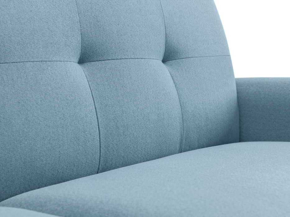 Monza 2 Seater Compact Retro Sofa - Blue Sofas Julian Bowen V2 