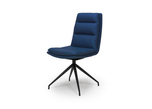 Pair of Nobo Swivel Chairs - Blue Dining Chairs FP 